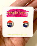 Vote Earrings