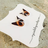 Grumpy Cat Stud Earrings