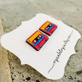 Cassette Tape Stud Earrings