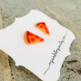 Pizza Stud Earrings