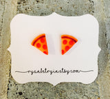 Pizza Stud Earrings