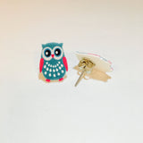 Cute Owl Stud Earrings