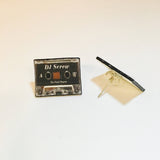 DJ Screw Gray Tape Earrings