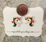 Rainbow Unicorn Earrings