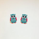 Cute Owl Stud Earrings