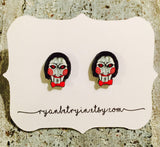 Jigsaw Halloween Earrings