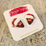 Santa Snoop Christmas Holidizzle Earrings