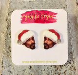 Santa Snoop Christmas Holidizzle Earrings