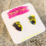 Mardi Gras Earrings