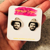 Merle Haggard Earrings