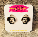 Merle Haggard Earrings