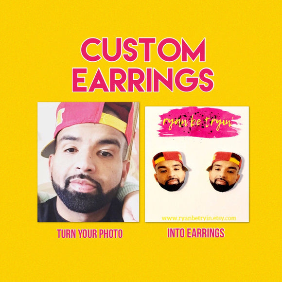 Custom Earrings - Studs