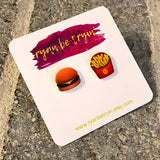 Hamburger & Fries Earrings