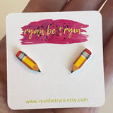 Pencil Earrings