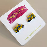 School Bus Earrings