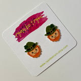 Leprechaun St. Patrick’s Day Earrings