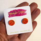 Basketball Earrings