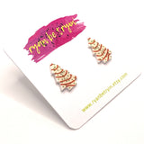 Christmas Tree Cake Earrings