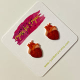 Anatomical Heart Earrings