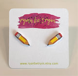 Pencil Earrings