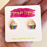 Cupcake Earrings