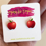 Apple Earrings