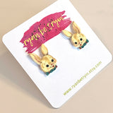 Vintage Easter Bunny Earrings