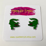 Gator Earrings