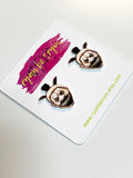 Scary Clown Halloween Earrings