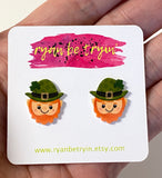 Leprechaun St. Patrick’s Day Earrings