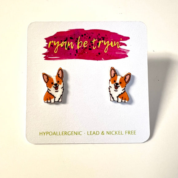 Cute Corgi Earrings