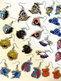 School Mascot Earrings