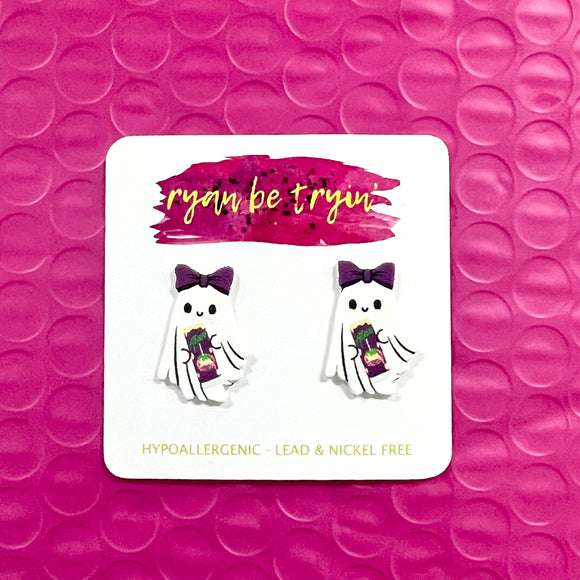 Witch’s Brew Ghost Earrings
