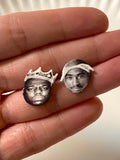 Biggie and Tupac Earrings