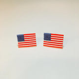 American Flag Stud Earrings