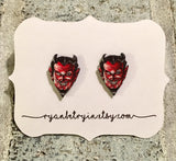 Red Devil Earrings