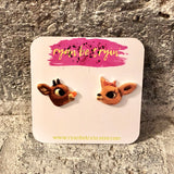 Rudolph and Clarice Earrings