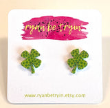 Four Leaf Clover St. Patrick’s Day Earrings