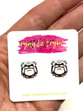 Bulldog Earrings